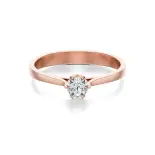 Pierścionek zaręczynowy z brylantem